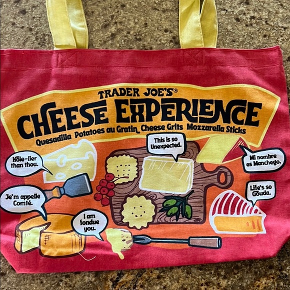 🧀🐟Trader Joe’s 2 PACK Reusable Eco Cotton Shopping Grocery Tote Bags🧀🐟 - Picture 11 of 15